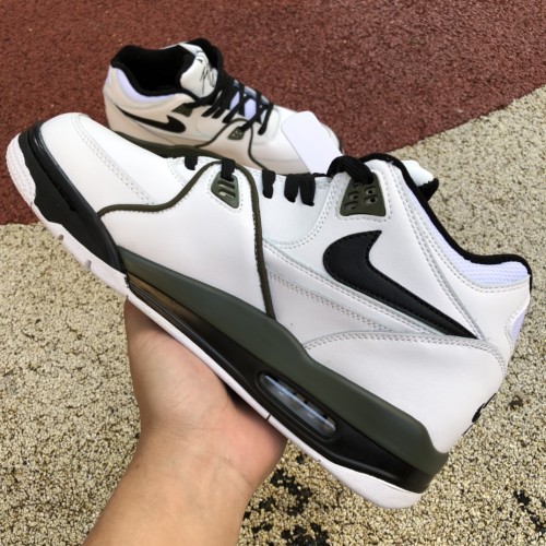 Nike Air Flight 89 White Black Olive