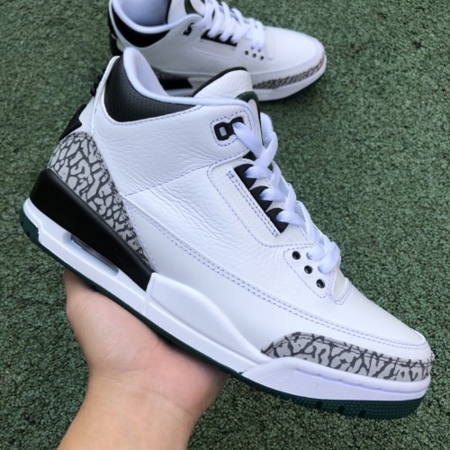 Air Jordan 3 Retro Oregon Ducks Pit Crew White