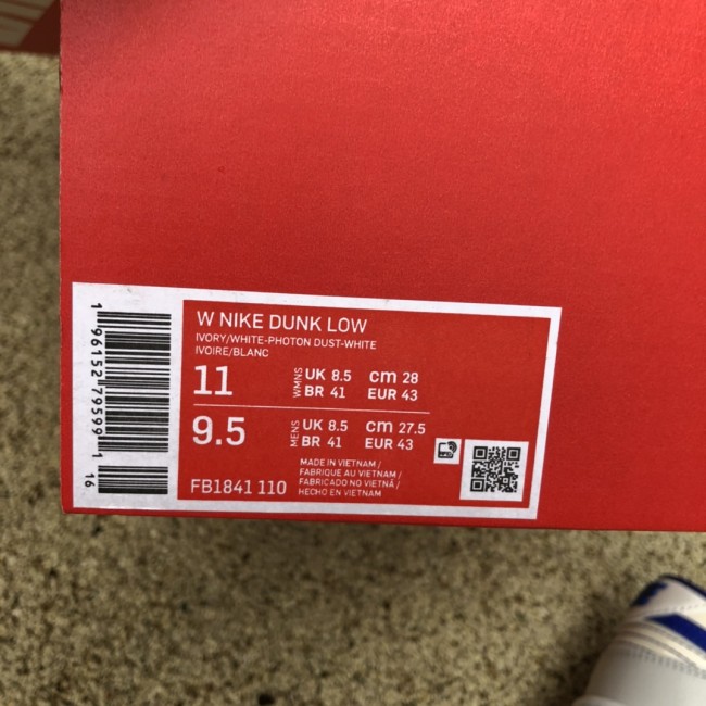 Nike Dunk Low Worldwide White Blue (W)