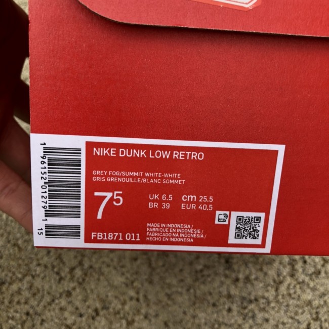 Nike Dunk Low Retro Fleece Swoosh Worn Blue