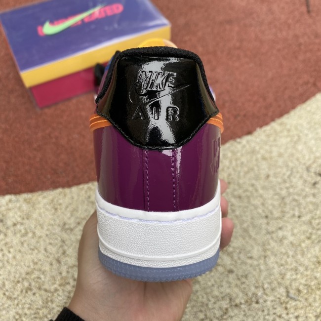 Nike Air Force 1 Low SP Undefeated Multi-Patent Total Orange