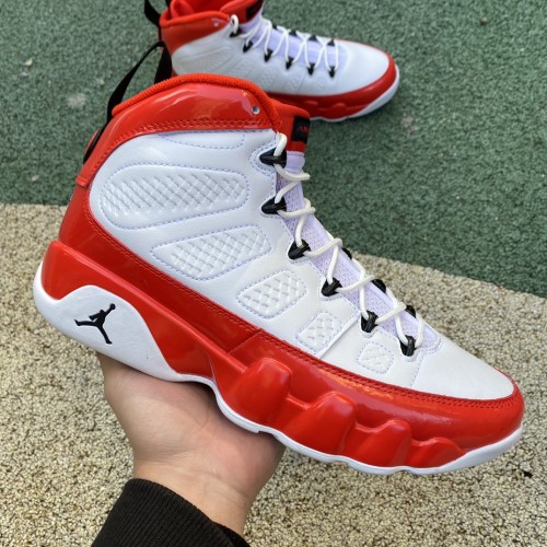 Jordan 9 Retro White Gym Red