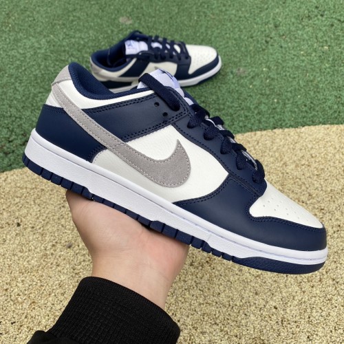 Nike Dunk Low Summit White Midnight Navy