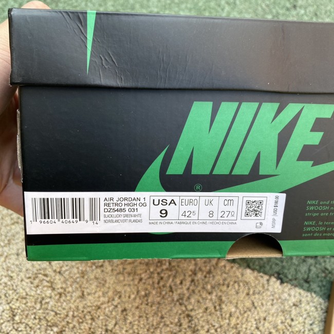 Air Jordan 1 Retro High OG “Lucky Green”