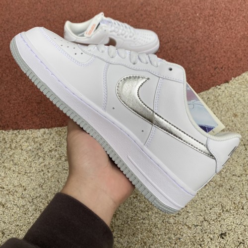 Nike Air Force 1 '07 Low Color of the Month White Metallic Silver