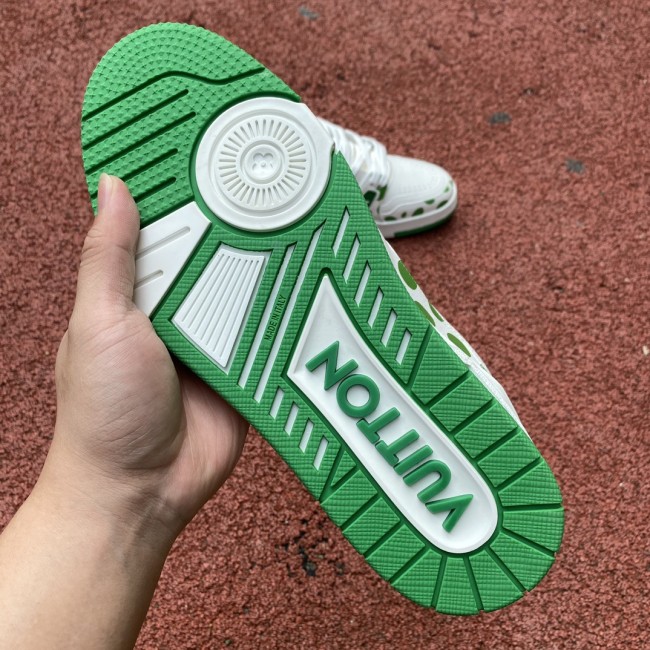 Louis Vuitton LV Trainer Yayoi Kusama Green White
