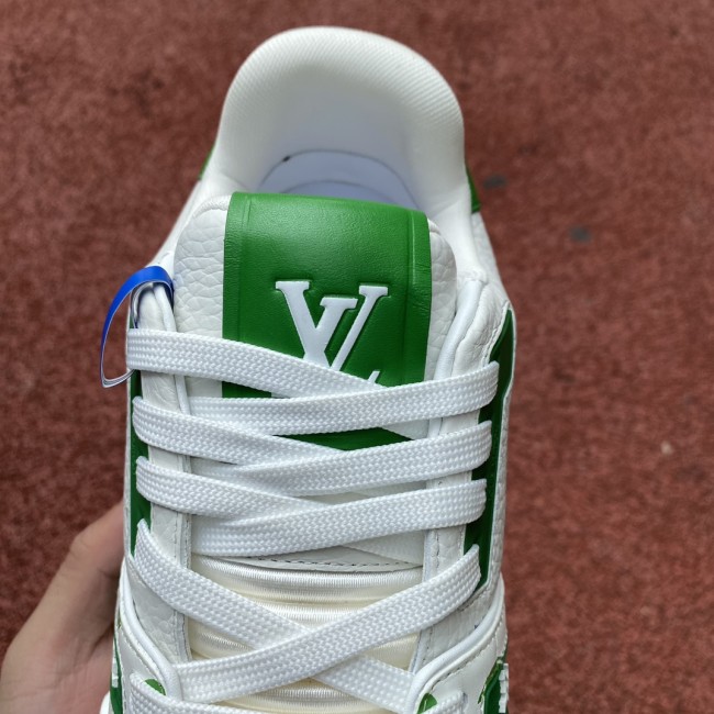 Louis Vuitton LV Trainer Yayoi Kusama Green White