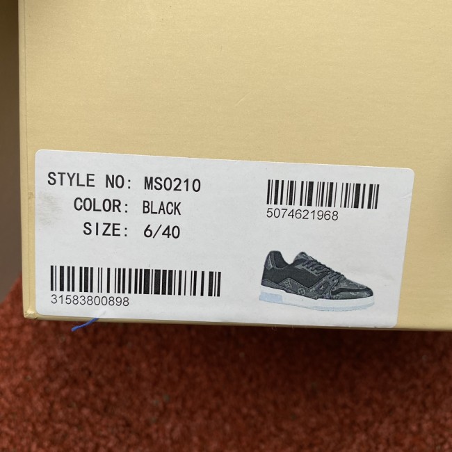 Louis Vuitton Trainer Black Monogram