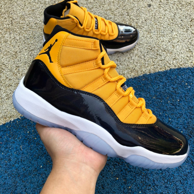 Air Jordan 11 Retro Yellow && Blue