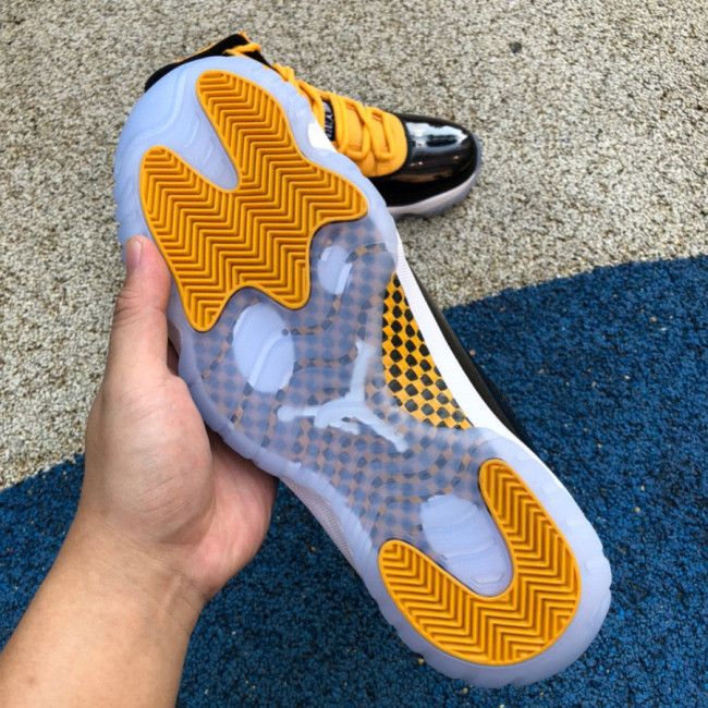 Air Jordan 11 Retro Yellow && Blue
