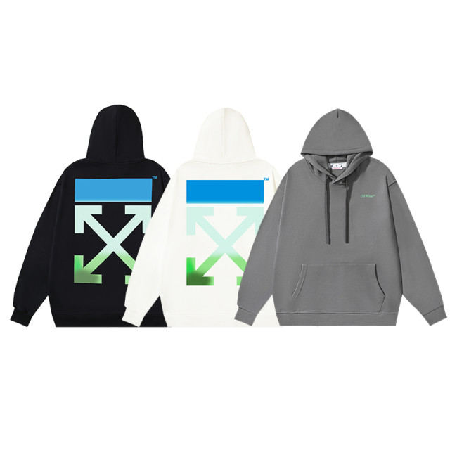 Off-White Hoodie White/Black/Grey