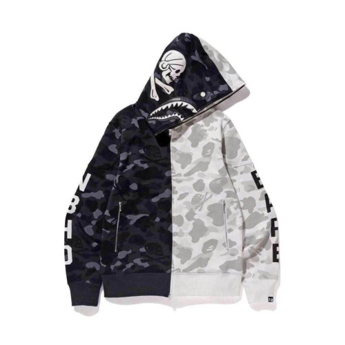 A Bathing Ape Hoodie White && Black