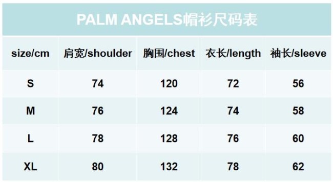 Palm Angels Hoodie White/Black