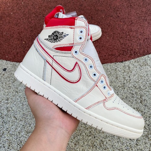 Air Jordan 1 Retro High Phantom Gym Red