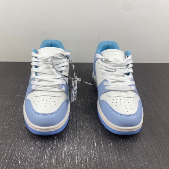 OFF-WHITE Out Of Office OOO Low Tops White Light Blue