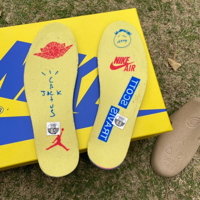 Air Jordan 1 Retro Low OG SP Travis Scott 'Canary'