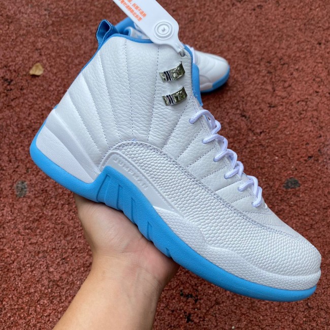 Air Jordan 12 Retro White University Blue