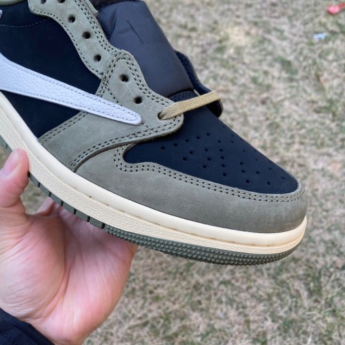 Travis Scott x Air Jordan 1 Low OG Black Olive