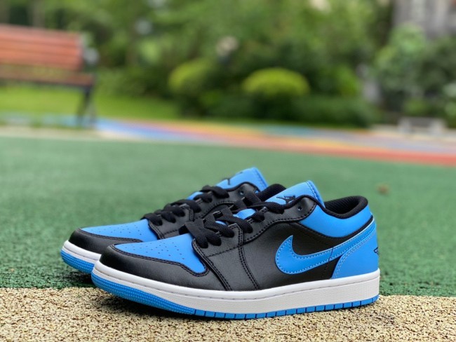 Air Jordan 1 Low Black University Blue