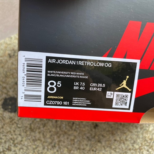 Air Jordan 1 Retro Low OG University Red