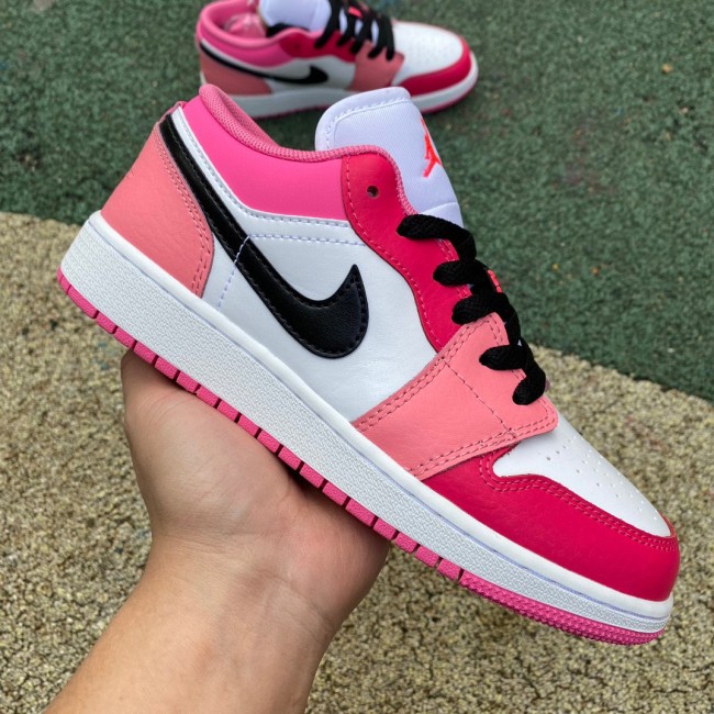 Air Jordan 1 Low Pink Red (GS)