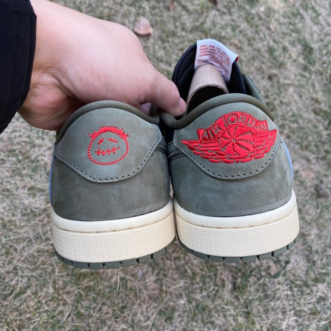 Travis Scott x Air Jordan 1 Low OG Black Olive