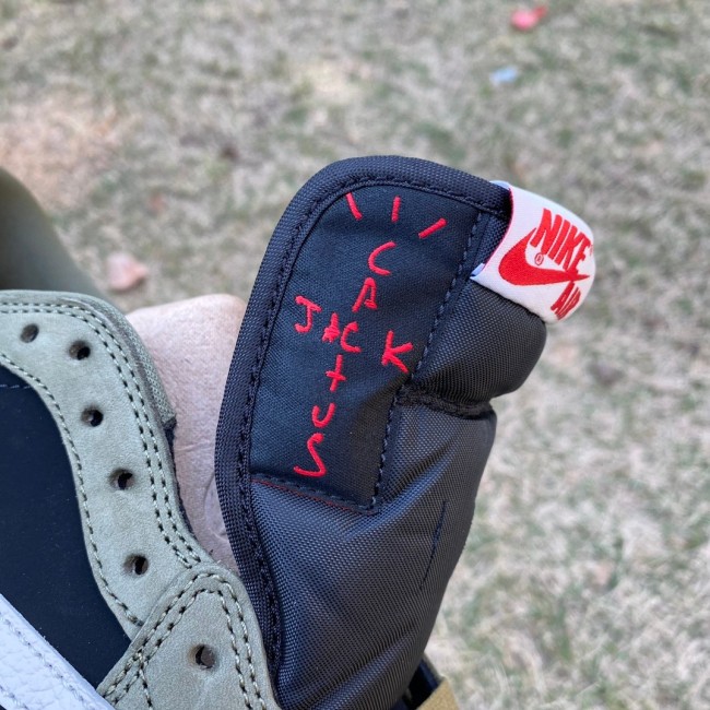 Travis Scott x Air Jordan 1 Low OG Black Olive