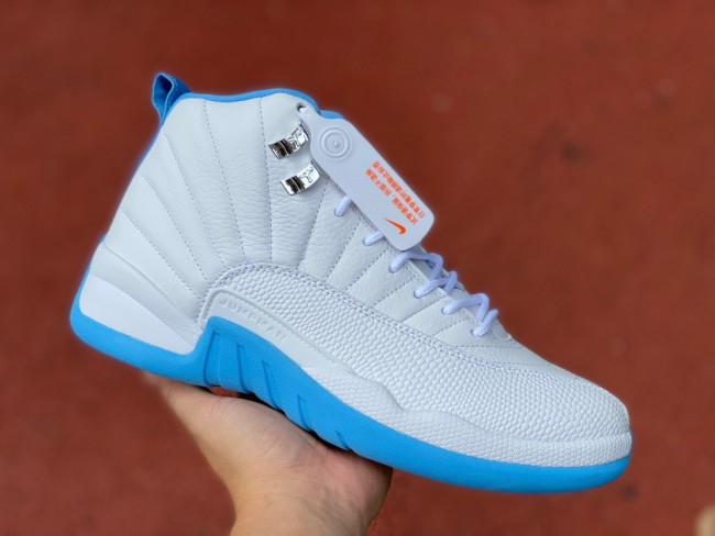 Air Jordan 12 Retro White University Blue