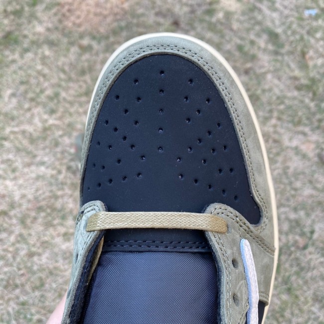 Travis Scott x Air Jordan 1 Low OG Black Olive