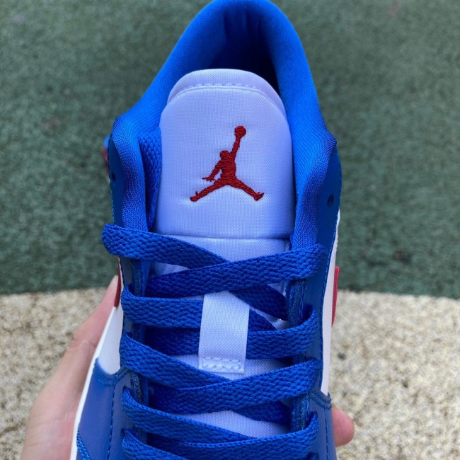 Air Jordan 1 Low Sport Blue Gym Red 