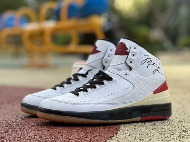 Air Jordan 2 Retro High SP Off-White White Red