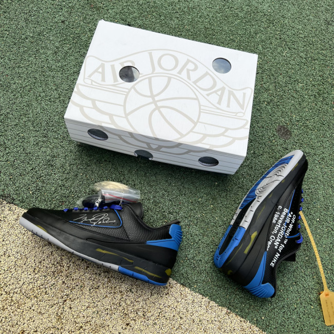 Air Jordan 2 Retro Low SP Off-White Black Blue