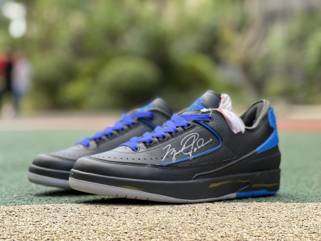 Air Jordan 2 Retro Low SP Off-White Black Blue