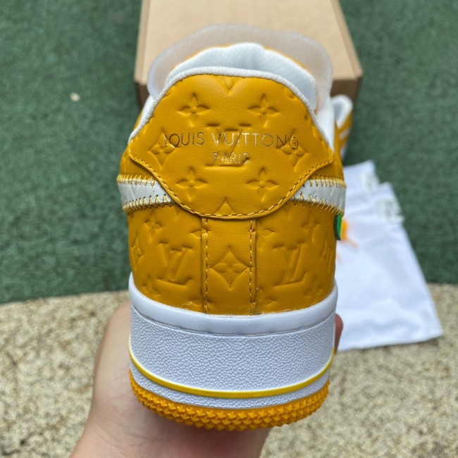 Louis Vuitton and Nike Air Force 1 Friends & Family Yellow