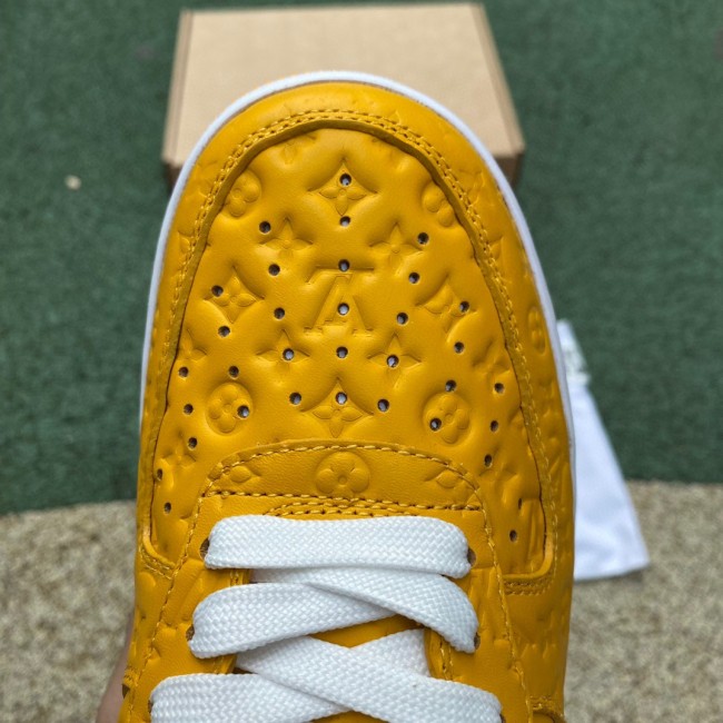 Louis Vuitton and Nike Air Force 1 Friends & Family Yellow