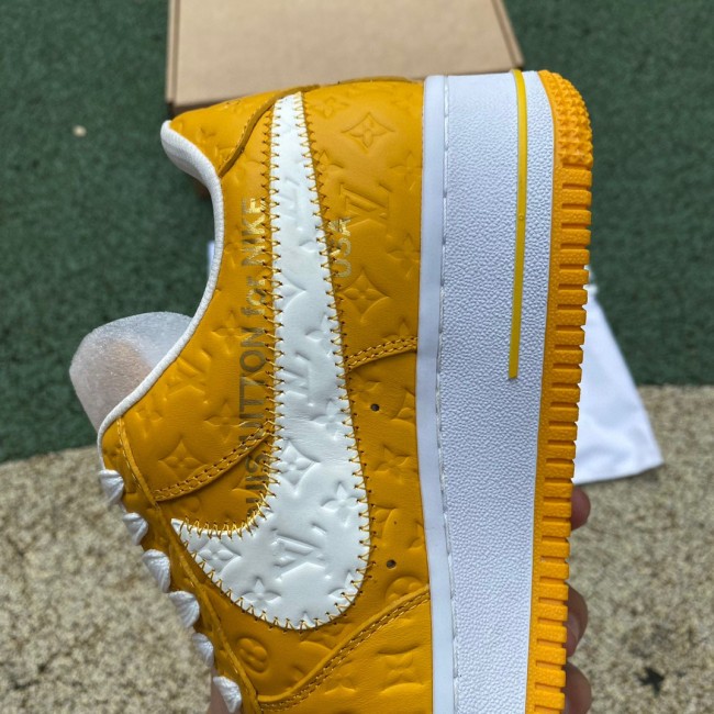 Louis Vuitton and Nike Air Force 1 Friends & Family Yellow