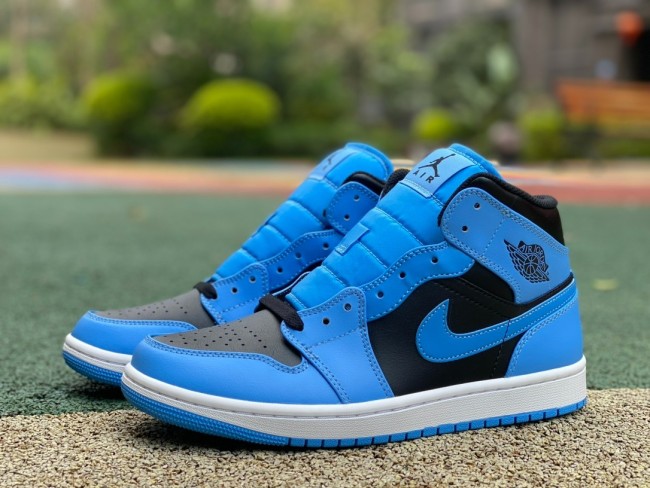 Air Jordan 1 Mid University Blue Black