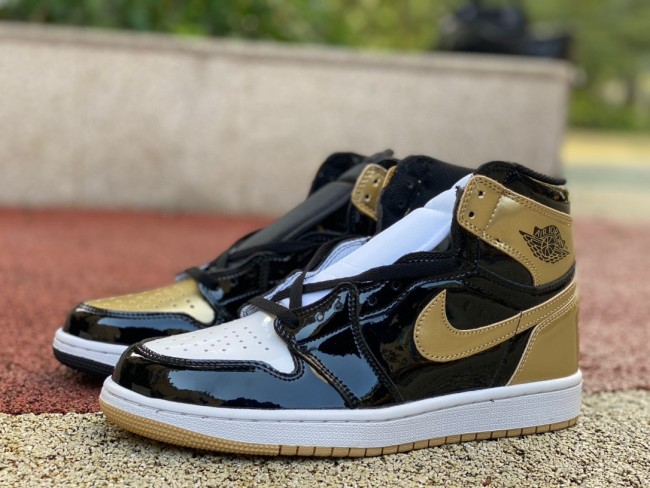 Air Jordan 1 Retro High Gold Top 3