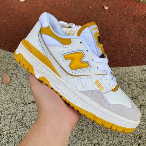 New Balance 550 Sea Salt Varsity Gold