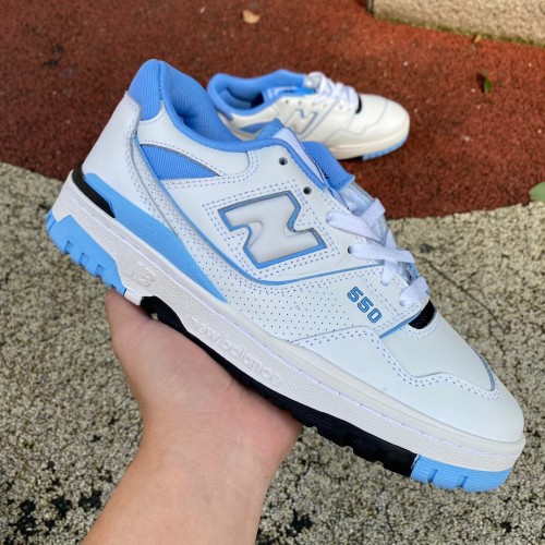 New Balance 550 UNC White University Blue