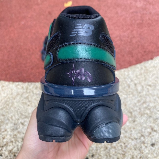 New Balance 9060 Mowalola Burglarwear Black Teal Pink
