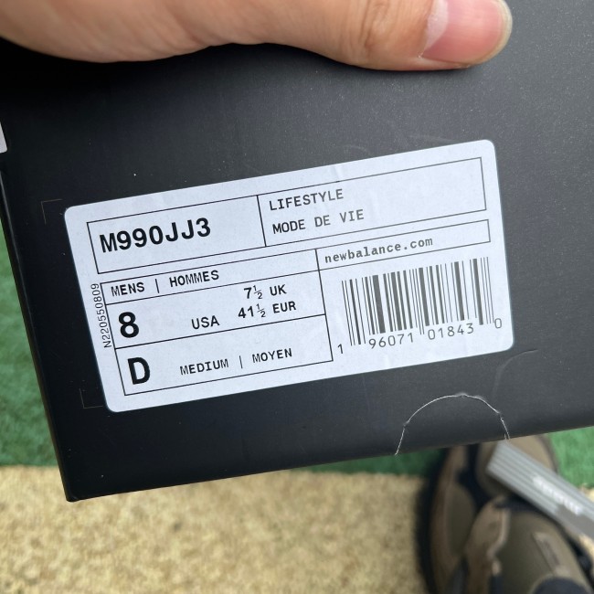 New Balance 990v3 MiUSA JJJJound Brown Black