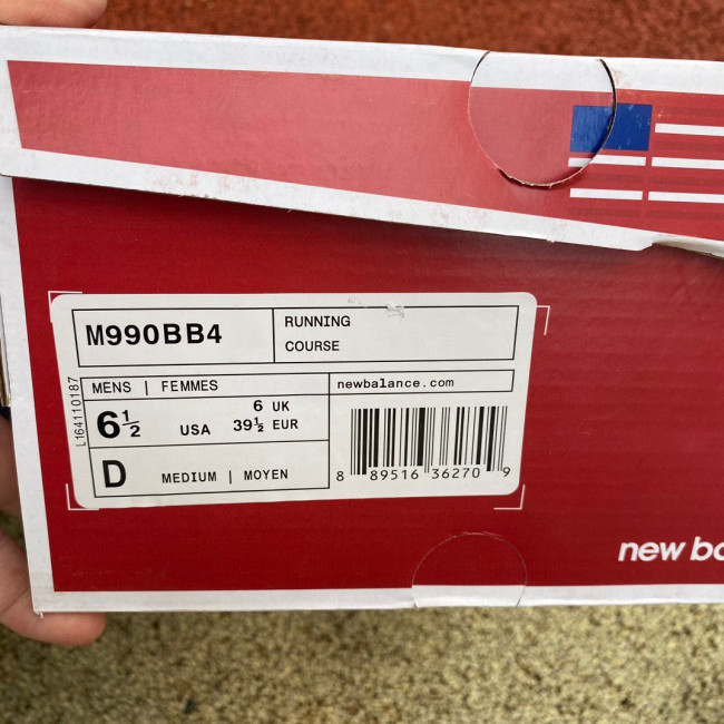 New Balance 990v4 Made In USA 'Black'