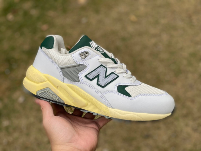 New Balance 580 White Nightwatch Green