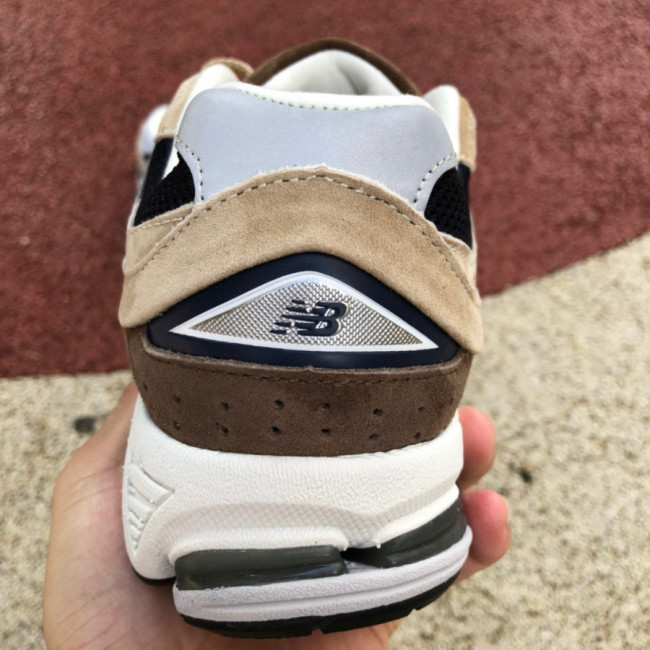 New Balance 2002R Beige Navy Blue