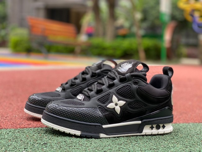 Louis Vuitton LV Skate Sneaker Black White