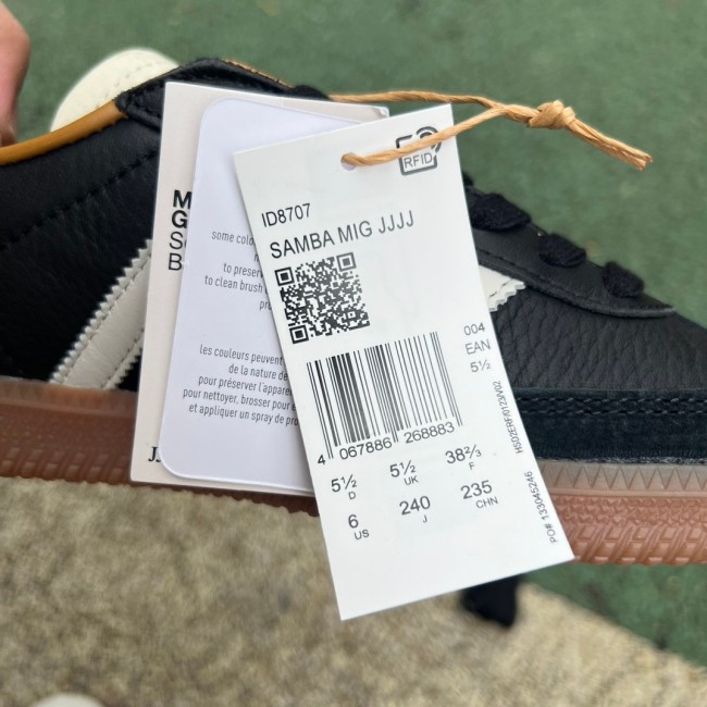 Adidas Samba OG JJJJound Black