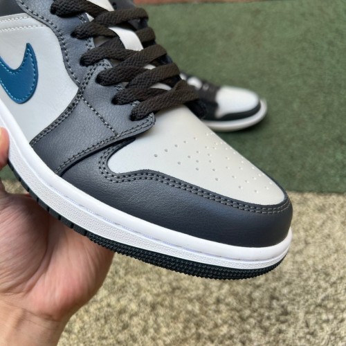 Air Jordan 1 Low Anthracite Industrial Blue