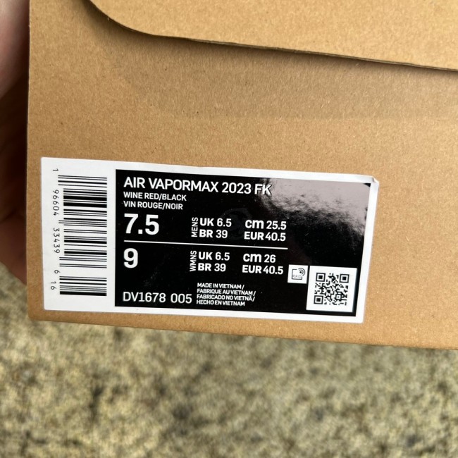 Air VaporMax 2023 Flyknit Black Cedar
