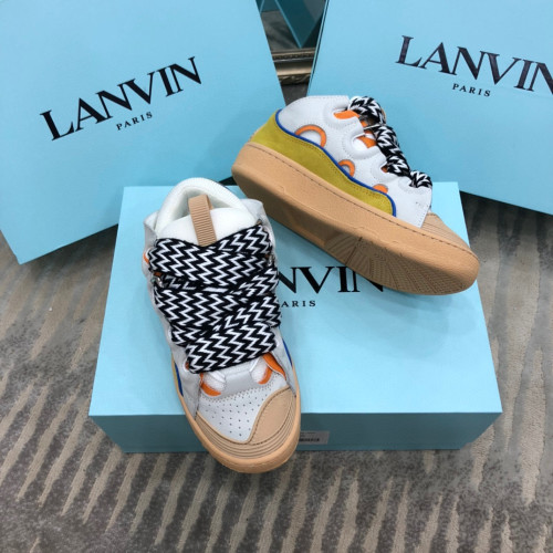 Lanvin Leather Curb Shoes